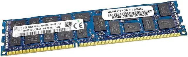 Alt view image 8 of 10 - HYNIX Hmt31Gr7Cfr4A-H9 Hynix 8Gb (1X8Gb) Pc310600 1333Mhz Ddr3 Sdram 1.35V 2Rx4 240Pin Registered Ecc Memory Module For Poweredge And Precision Systems