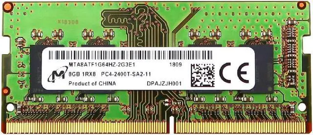 Main image of MTA8ATF1G64HZ-2G3E1_UA Micron 8GB SO-DIMM 1RX8 DDR4 PC4-19200 2400MHZ Memory Module MTA8ATF1G64HZ-2G3E1 Laptop Memory - OEM