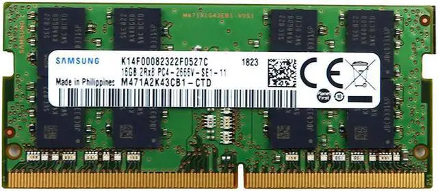 Alt view image 3 of 5 - SAMSUNG 16G 260pin DDR4 SO-DIMM 2Rx8 DDR4 2666MHz (PC4 21300) 1.2V CL19 Laptop Ram Memory