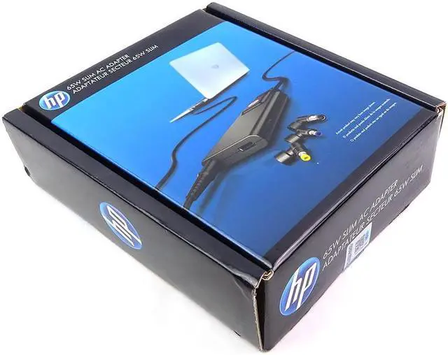 Alt view image 8 of 15 - HP H6Y82UT#ABA 65W Slim AC Adapter