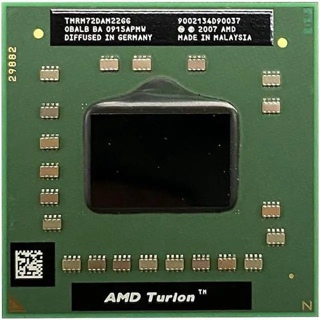 Main image of Turion 64 X2 RM-72 AMD 2.10GHZ DUO-CORE 1MB L2 Cache Processor TMRM72DAM22GG Laptop Processors