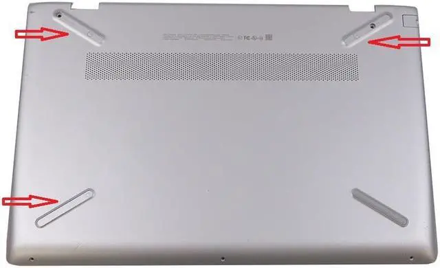 Main image of Genuine HP Pavilion 15-CK Series Laptop Bottom Case Cover Silver 38G77TP003 Laptop Base Assembly - OEM