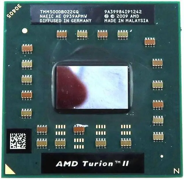 Main image of M500 AMD Turion II DUAL-CORE 2.20GHZ S1G3 2-CORE CPU Processor TMM500DB022GQ Laptop Processors