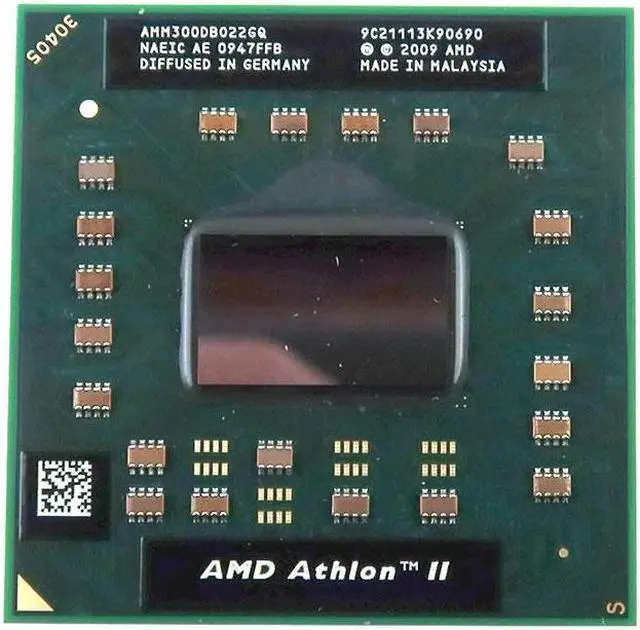 Main image of M300 AMD Athlon II Mobile 2.00GHZ S1G3 2-CORE Laptop CPU Processor AMM300DB022GQ Laptop Processors