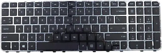 Main image of NSK-CL2UC HP Envy M6-1000 Pavilion Laptop US English Keyboard Black 698401-001 Laptop Keyboards
