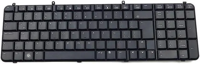 Main image of AT5A HP Pavilion DV9700 Laptop Spanish Latin American Keyboard Black AEAT5L00010 Laptop Keyboards