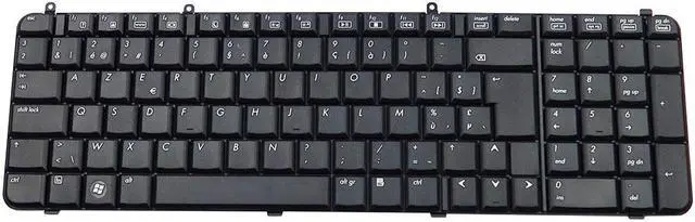 Main image of AT5A HP Pavilion DV9000 Series Laptop French Belgian Keyboard Black 441541-A41 Laptop Keyboards