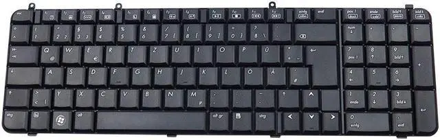 Main image of AT5A Genuine HP Pavilion DV9000 Series Laptop German Keyboard Black 441541-041 Laptop Keyboards