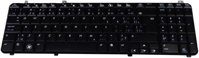Main image of UT3 HP Pavilion DV6-1000 Laptop French Canadian Keyboard Espresso Black 518966-121 Laptop Keyboards