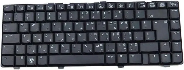 Main image of HP Pavilion DV6000 Series Laptop US English Hebrew Keyboard Black 441427-BB1 Laptop Keyboards
