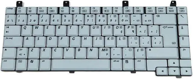 Main image of HP Compaq Presario M2000 V2000 Laptop French Canadian Keyboard Grey 394277-121 Laptop Keyboards