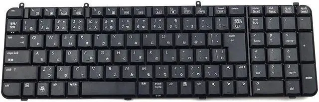 Main image of AT5A HP Pavilion DV9000 Series Laptop US English Japanese Keyboard Black AEAT5J00010 Laptop Keyboards