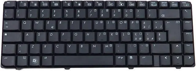 Main image of HP Compaq Presario V6000 Series Laptop Italian Keyboard Black 441428-061 Laptop Keyboards