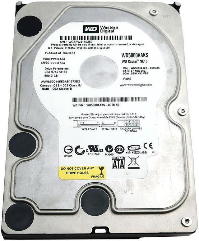 WD5000AAKS Western Digital Caviar 3.5