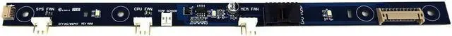 Main image of Dell Alienware Aurora R4 Series Laptop FAN Lighting Control Board DFF3G 0DFF3G I/O Boards- Video Audio USB IR DC TV PWR