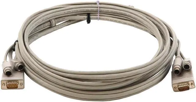 Main image of CZ-1232 Apex 12FT HD15 VGA 2XPS/2 Keyboard/Mouse Connector KVM Cable 106-1290-07 Interface Pod KVM Cables