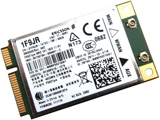 Main image of DW5550 F5521gw LOT OF 25 Ericsson 3G 21MBPS Mini PCI-E Esata Wwan Module 1F9JR Modem Lots