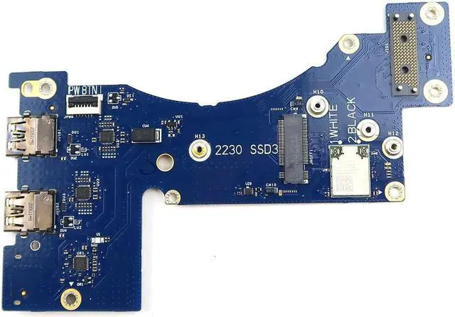 Main image of FDQ71 LS-J52DP Dell Alienware M17 R3 Series Laptop USB SD Card Reader Wlan I/O Board Kfntw I/O Boards- Video Audio USB IR DC TV PWR