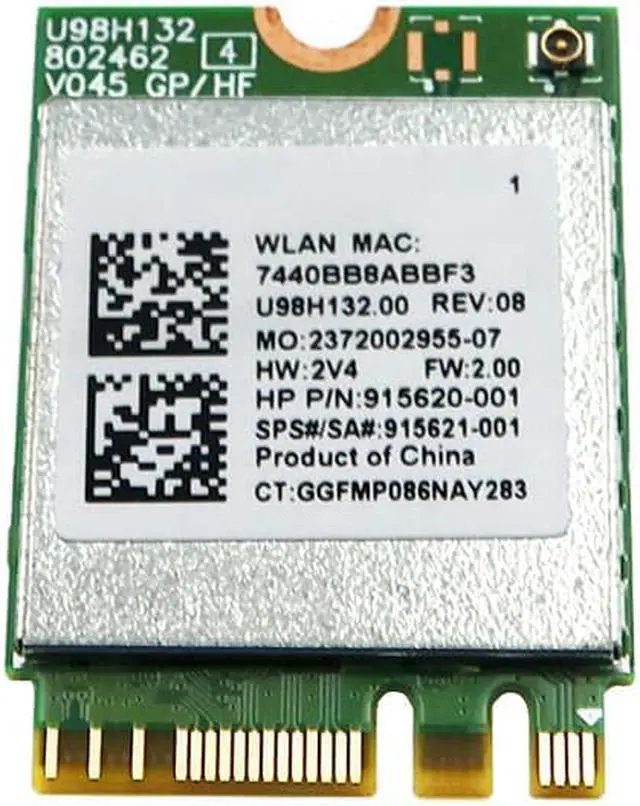 Main image of 915620-001_UB Realtek RTL8821CE 802.11AC Wlan PCI-EXPRESS Bluetooth 4.2 Wifi Card 915620-001 Laptop Wireless Cards - Wifi
