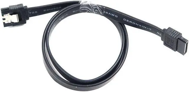 Main image of LOT50_E314998_UA LOT OF 50 DERONXIN-T Sata Serial ATA 6.0GB/S 21" Hdd/Ssd Drive Cable E314998 Sata Cable Lots