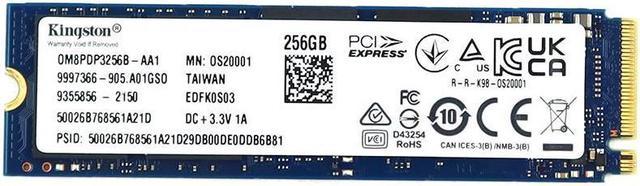 256GB SSD KINGSTON (NEW PACKED WITH 1 YEAR WARRANTY)