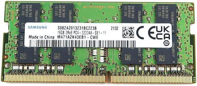 M471A2K43EB1 Samsung 16GB DDR4 Sdram 3200MHZ NON-ECC CL22 Sodimm Memory  M471A2K43EB1-CWE Laptop Memory - OEM