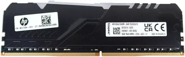 Main image of HP37D4U1S8MR-8XR Hyperx Fury 8GB 1RX8 DDR4 Dimm PC4-29800 3733MHZ CL19 Memory 9995691-E07.A00G DDR4 288-PIN Desktop Memory - OEM