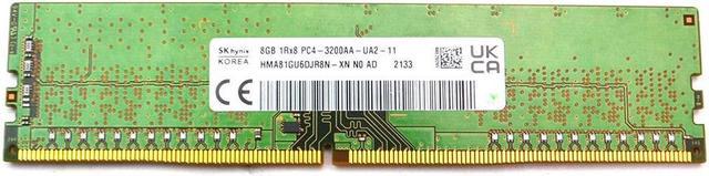 SK Hynix 8GB 3200MHz DDR4 UDIMM PC4-25600 1Rx8 Desktop Memory