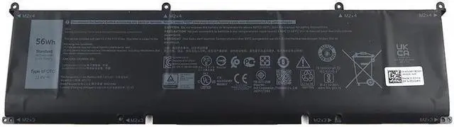 Main image of Genuine Dell XPS 15 9500 9510 11.4V 56WH 4650MAH 3-CELL LI-ION Battery DVG8M Laptop Batteries
