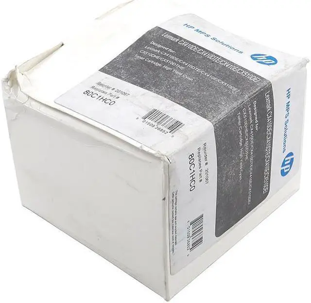 Main image of 80C1HC0_NOB Lexmark CX410E CX510DE CX510DHE Return Program Cyan Toner Cartridge 80C1HC0 Ink & Toners