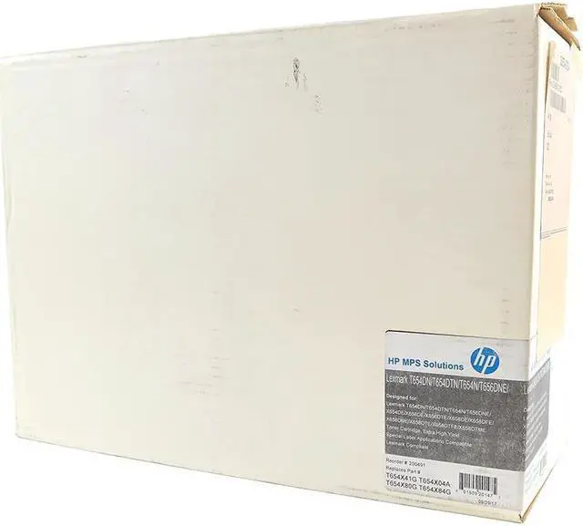 Main image of Lexmark T654 T656 X654 X656 X658 Laser Printer Black Toner Cartridge 200491 Ink & Toners