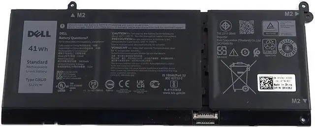 Main image of Genuine Dell Inspiron Vostro 11.25V 41WH 3467MAH 3-CELL LI-ION Battery FH3K2 Laptop Batteries