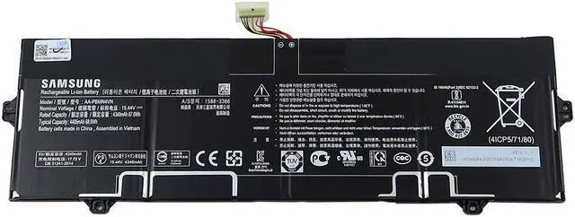 Main image of AA-PBMN4VN Genuine Samsung NP950QDB 15.44V 67WH 4340MAH 4-CELL Laptop Battery BA43-00398A Laptop Batteries