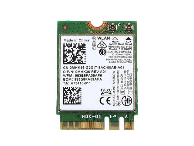 thumbnail image 2 of Intel Dual Band Wireless-AC 3165 1x1 AC BT .2:  2 of 10