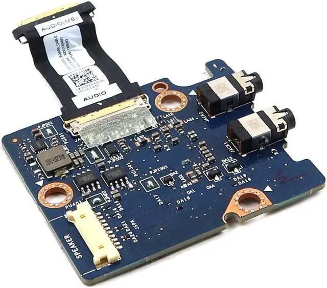 Main image of DDQ70 LS-G881P Dell Alienware AREA-51M Laptop Dual Audio I/O Board With Cable 3FK2C 03FK2C I/O Boards- Video Audio USB IR DC TV PWR