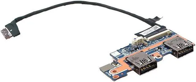 Main image of GYG51 NS-D132 Lenovo Ideapad Yoga 7-15ITL5 82BJ Laptop Dual USB I/O Board W/ Cable 5C50S25117 I/O Boards- Video Audio USB IR DC TV PWR