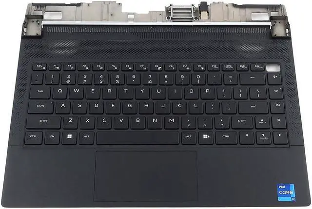 Main image of 52P24_UB 052P24 Dell Alienware X14 R1 Black US English Keyboard Palmrest Touchpad Assembly 52P24 Laptop Palmrest Touchpad Assembly
