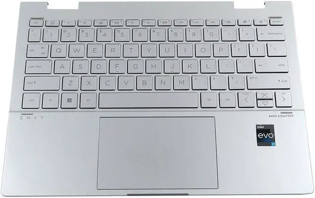 Used - Acceptable: HP Envy 13-BF US English Keyboard Palmrest