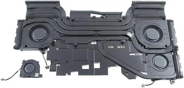 Main image of Dell Alienware M16 R1 Black Thermal CPU GPU Cooling Heatsink FAN Assembly P3P86 Laptop CPU Fans & Heatsinks