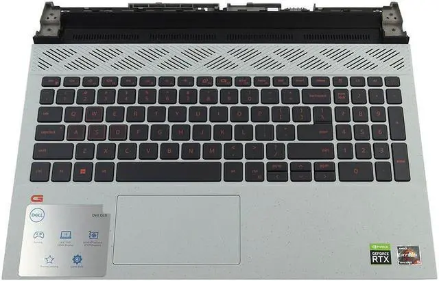 Main image of Dell G15 5510 5511 5515 Keyboard Palmrest Touchpad Assembly Phantom Grey 95P6M Laptop Palmrest Touchpad Assembly