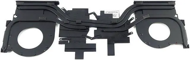 Main image of Dell Alienware M15 R2 Laptop Black Thermal CPU GPU Cooling Heatsink X9FRW 0X9FRW Laptop CPU Fans & Heatsinks