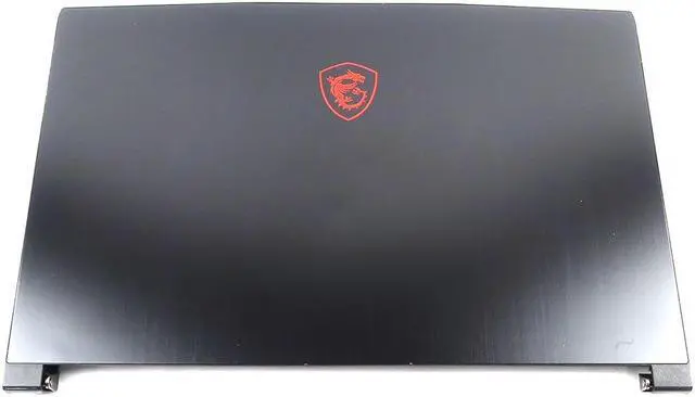 Main image of MSI GF65 Thin MS-16W2 10UE Laptop Black LCD Back Cover W/ Hinges 307-6W1A212-Y31 Laptop LCD Screen Covers