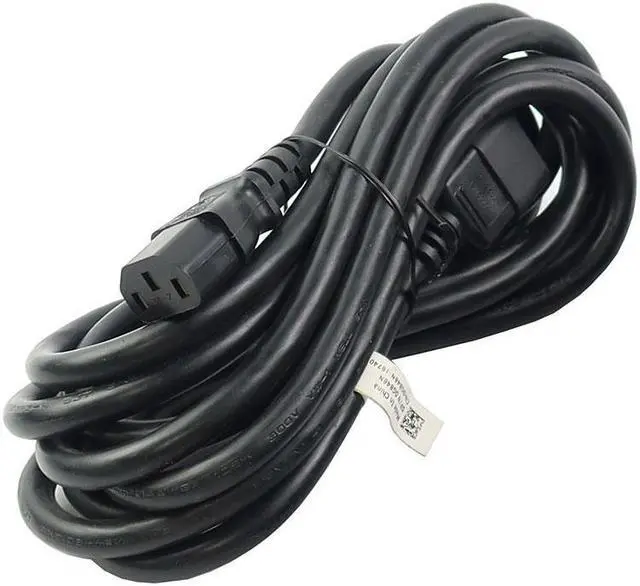 Main image of Genuine Dell 10FT C13 TO C14 14AWG 15A 250V Power Cable Extension G848N 0G848N Power Cables & Power Supply Cables