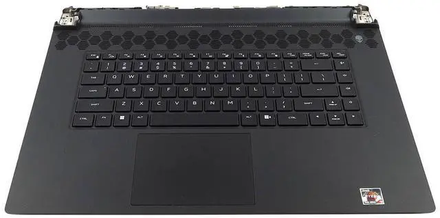 Main image of Dell Alienware M17 R5 R7 US Keyboard Palmrest Touchpad Assembly Black Vnrxh Laptop Palmrest Touchpad Assembly