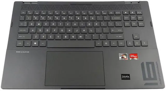 Main image of HP Omen 16-N Laptop US Keyboard Palmrest Touchpad Assembly Black N14061-001 Laptop Palmrest Touchpad Assembly