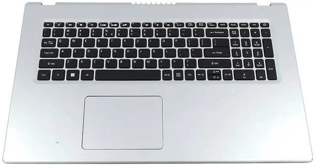 Main image of AP3A8000200_UC2 Acer Aspire 3 A317 Silver Laptop Keyboard Palmrest Touchpad Assembly AP3A8000200 Laptop Palmrest Touchpad Assembly