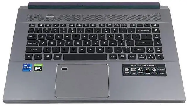 Main image of Acer Predator Triton 500 SE Keyboard Palmrest Touchpad Assembly AM3BP000910 Laptop Palmrest Touchpad Assembly