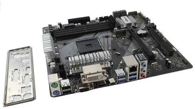 Main image of B450M PRO4-F Asrock AMD B450 Socket AM4 DDR4 DVI-D Hdmi Micro ATX Motherboard AMD Socket AM4 Motherboard