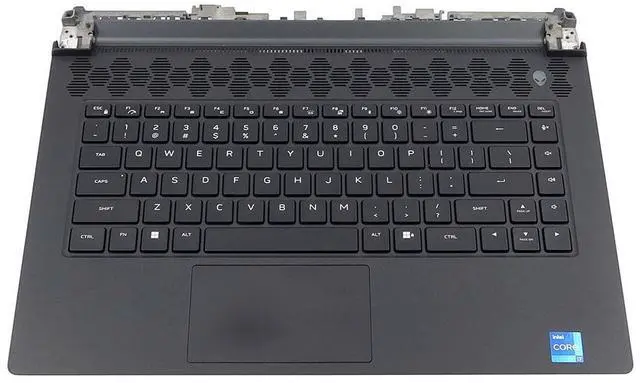 Main image of Dell Alienware M15 R6 R7 Laptop Keyboard Palmrest Touchpad Assembly Black 1F2H0 Laptop Palmrest Touchpad Assembly