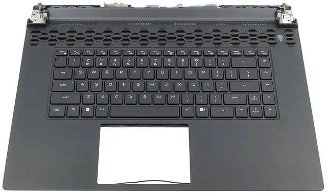 Main image of VNRXH_UC4 0VNRXH Dell Alienware M17 R5 R7 Speaker Keyboard Palmrest Assembly Vnrxh NO Touchpad Laptop Palmrest Touchpad Assembly